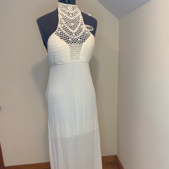 Nude brand| size S| Off white| floor length dress - Picture 2 of 9